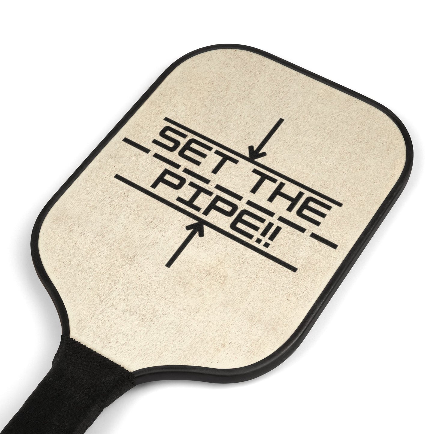 SET THE PIPE!! Pickleball Paddle Set, Fun Pickleball Gear for Players, Great Gift for Sports Lovers, Perfect for Family Game Nights.