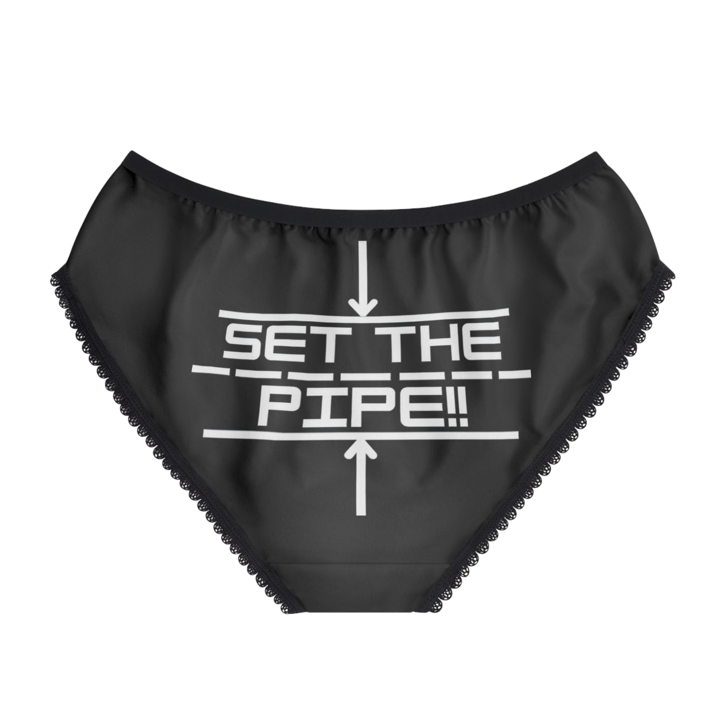 SET THE PIPE!! Women's Briefs, Fun Underwear