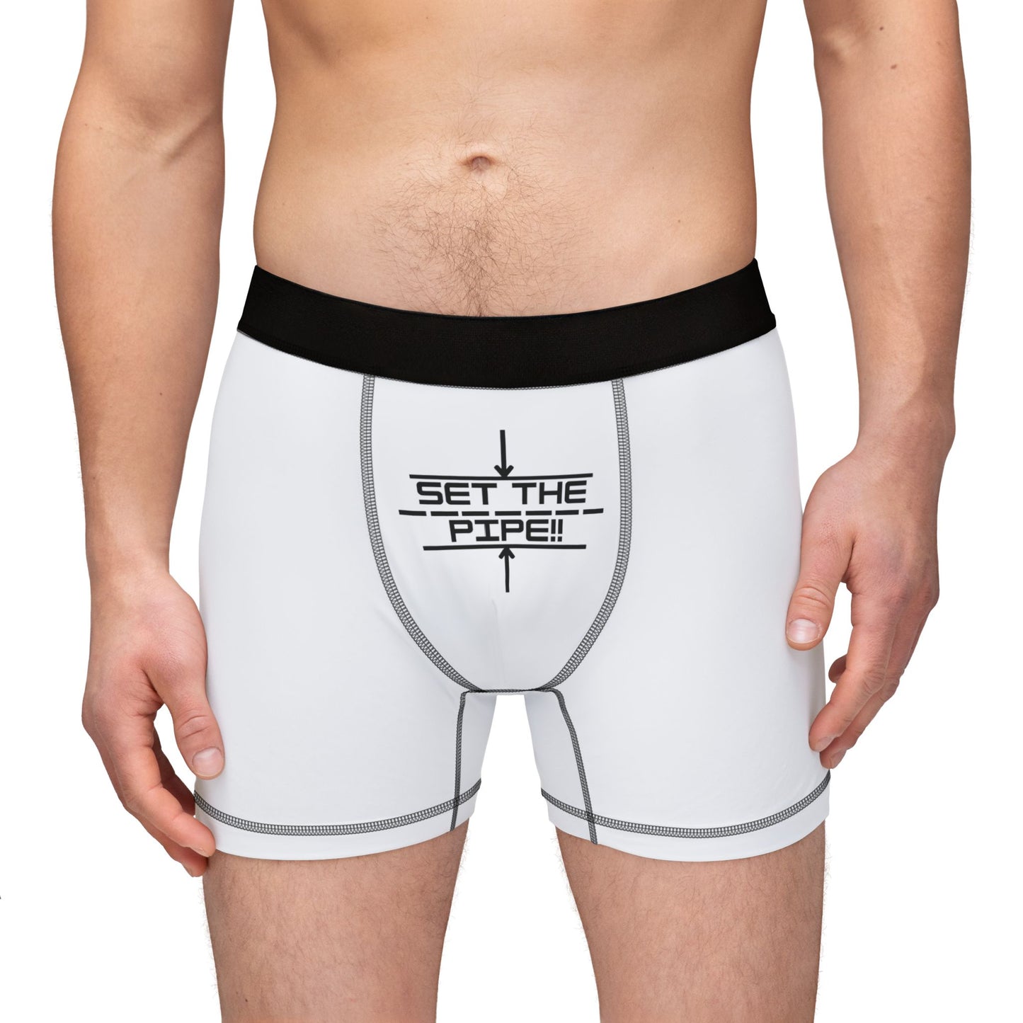 SET THE PIPE!! Stylish Men's Boxers - Comfortable Underwear
