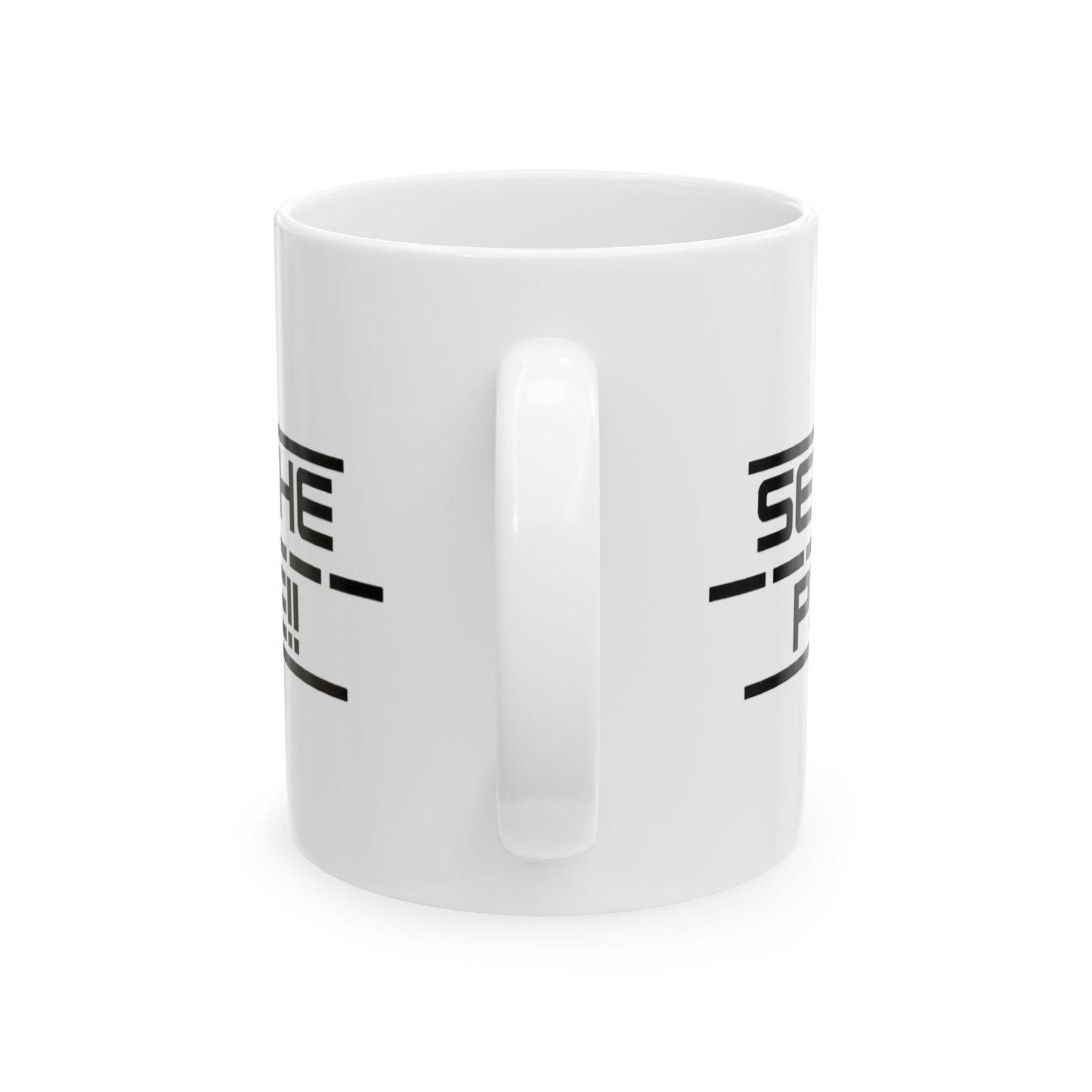 ‘Set the Pipe’ Ceramic Coffee Mug