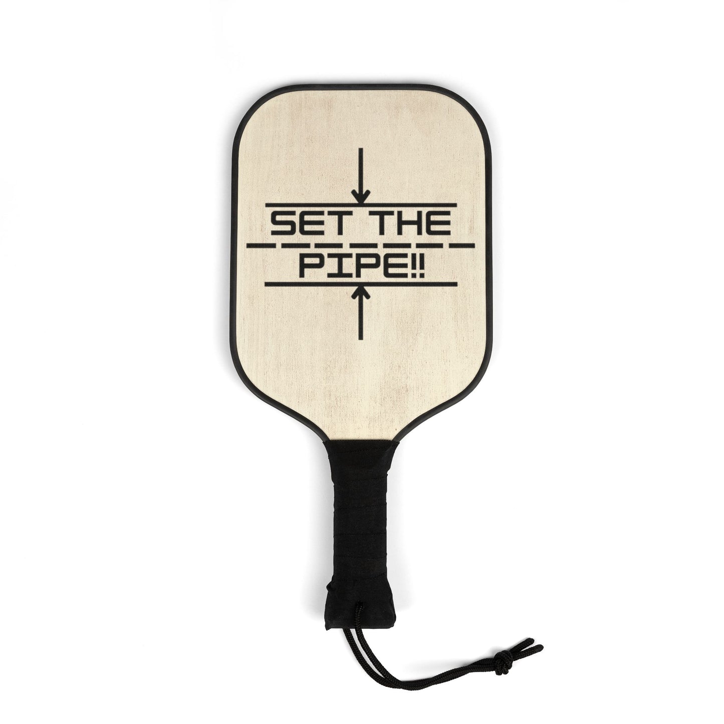 SET THE PIPE!! Pickleball Paddle Set, Fun Pickleball Gear for Players, Great Gift for Sports Lovers, Perfect for Family Game Nights.