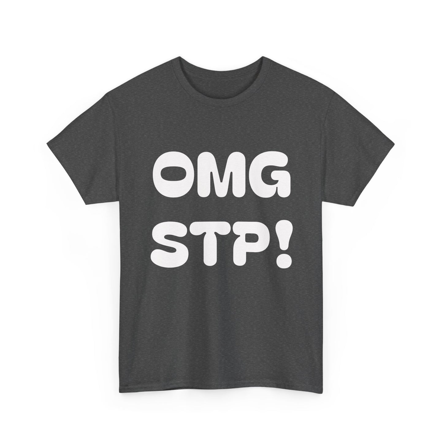 OMG STP!  What are you waiting for... SET THE PIPE!!  Bold Retro Lettering Cotton T‑Shirt