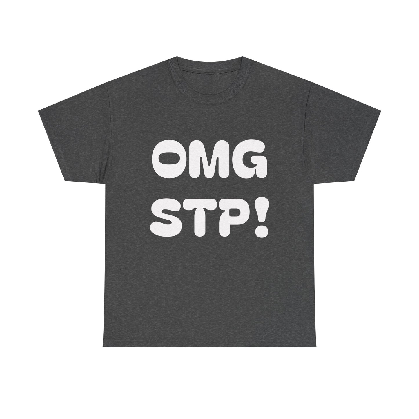 OMG STP!  What are you waiting for... SET THE PIPE!!  Bold Retro Lettering Cotton T‑Shirt