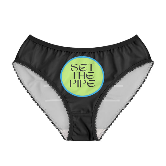 SET THE PIPE!! Women's Briefs, Fun Underwear
