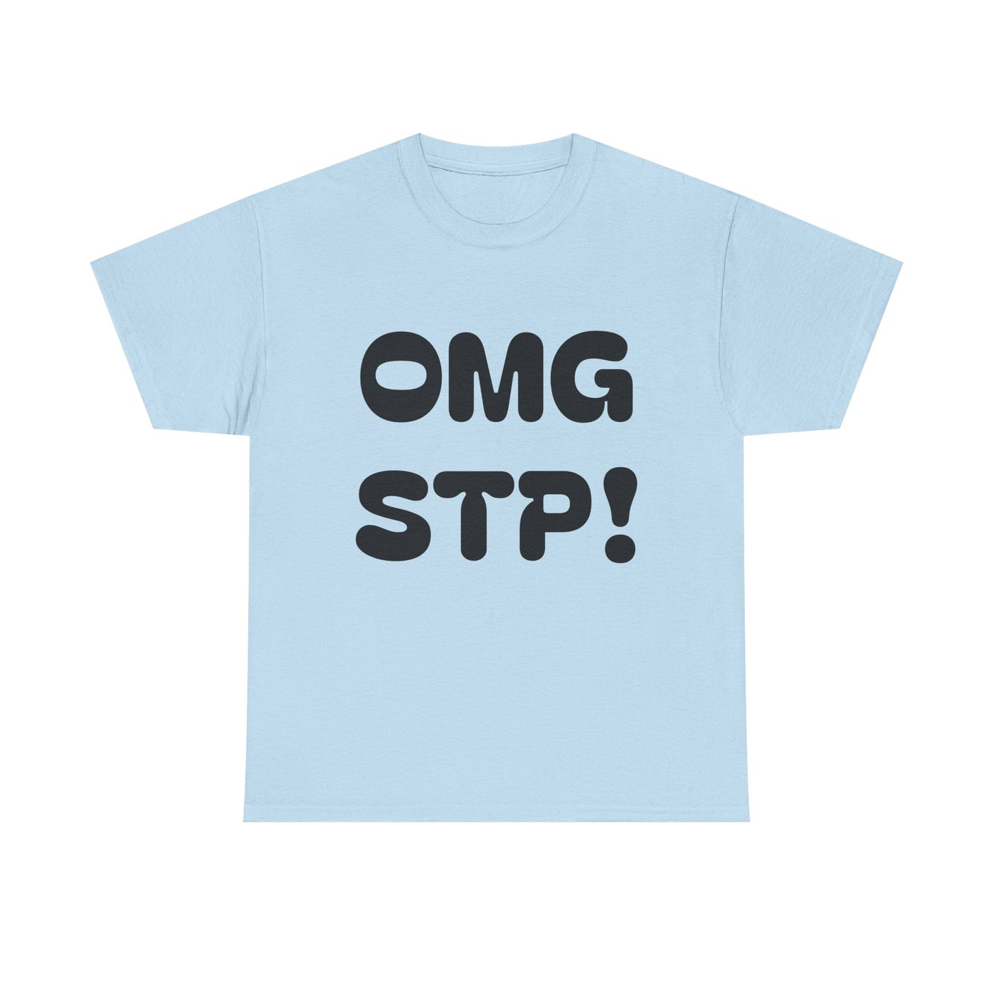 OMG STP!  What are you waiting for... SET THE PIPE!!  Bold Retro Lettering Cotton T‑Shirt