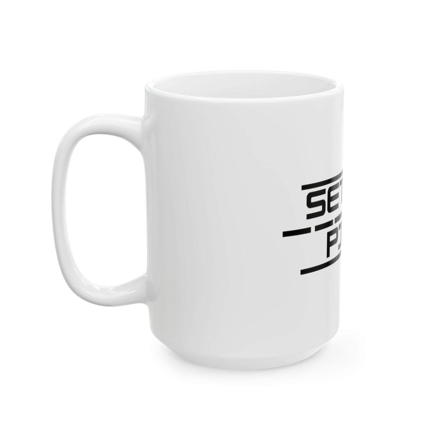 ‘Set the Pipe’ Ceramic Coffee Mug