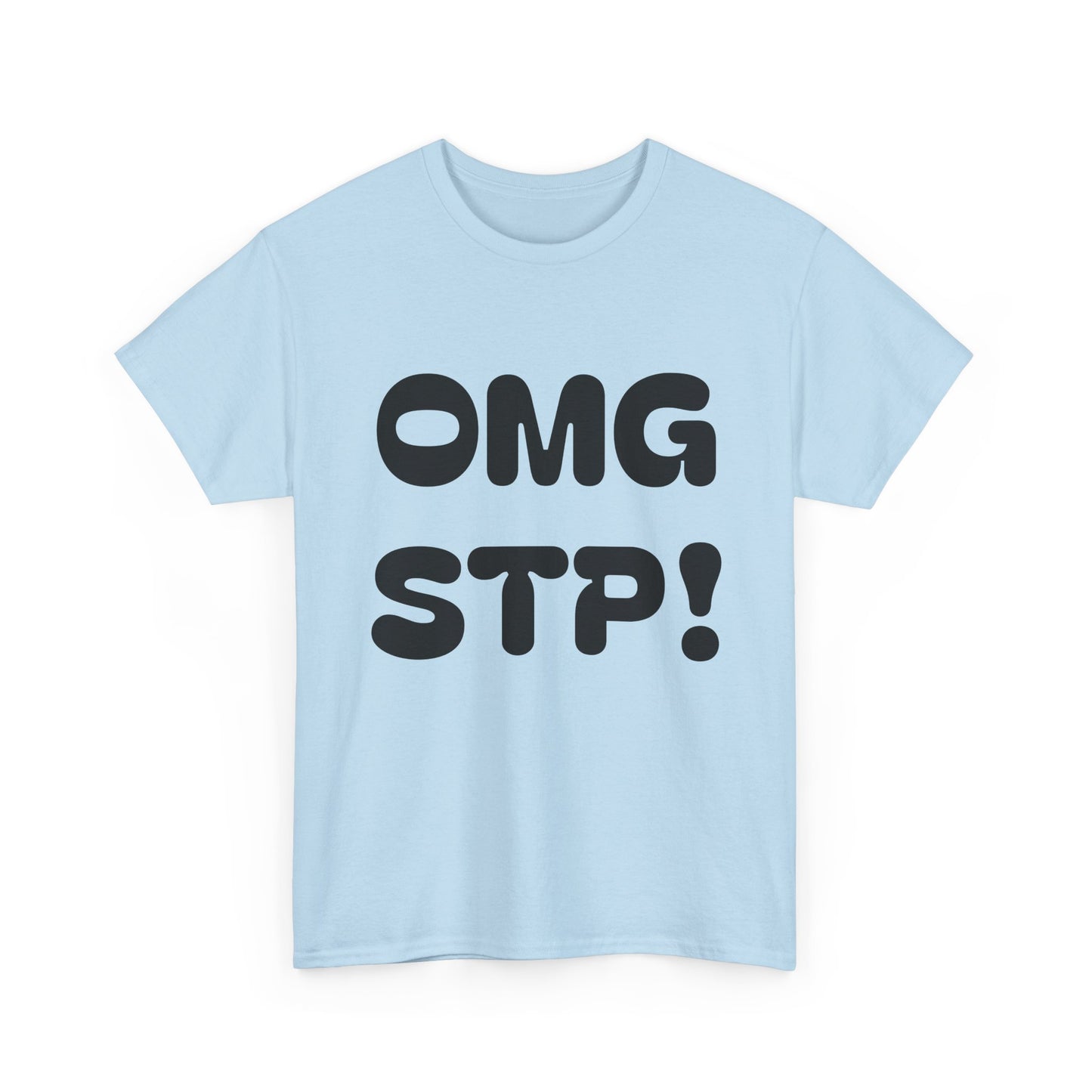 OMG STP!  What are you waiting for... SET THE PIPE!!  Bold Retro Lettering Cotton T‑Shirt